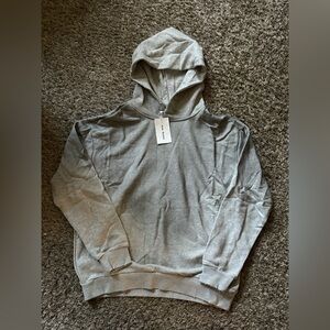 Acne Studios Grey Logo Hooded Sweater